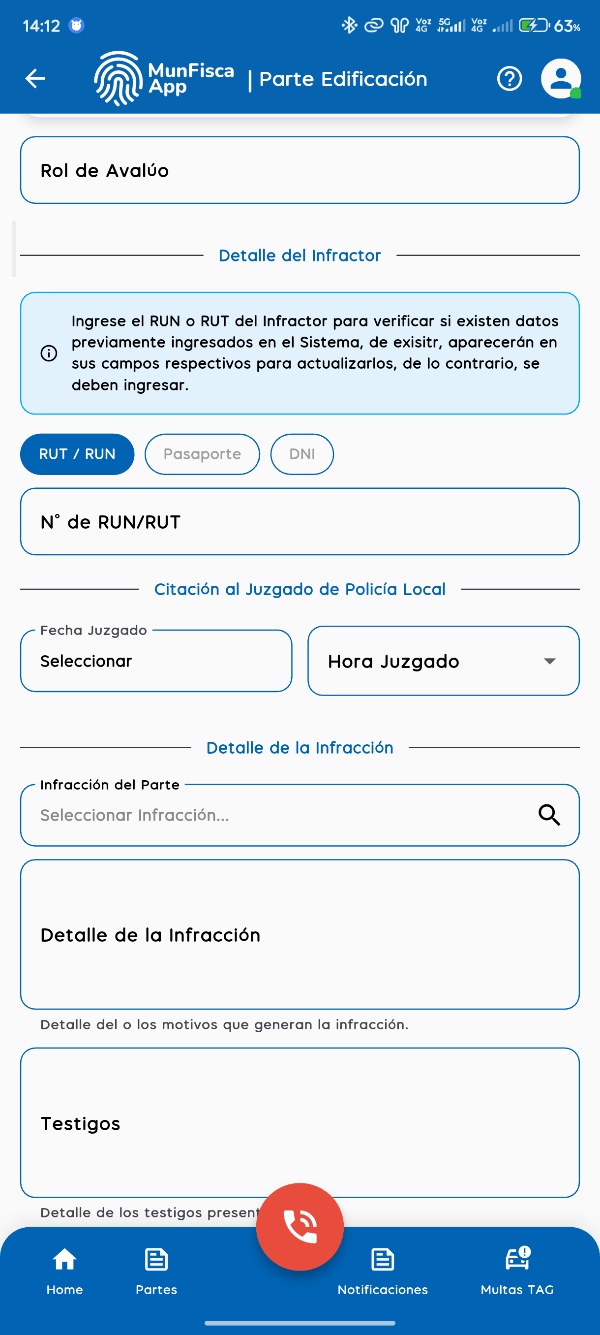 Inicio de sesión